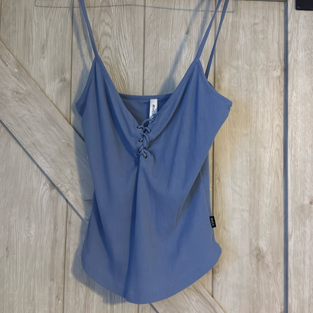 RVCA blue tank size medium